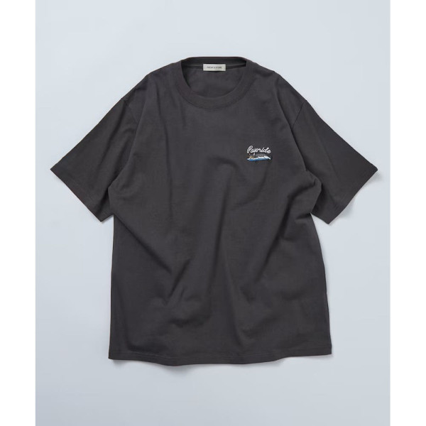 프릭스스토어 릴랙스핏 원포인트 동물 자수 크루넥 티셔츠 4컬러 1226248903008