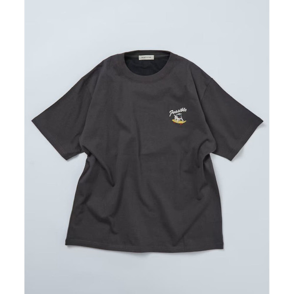 프릭스스토어 릴랙스핏 백 자수 디자인 크루넥 티셔츠 Dog 3컬러 1226248903007