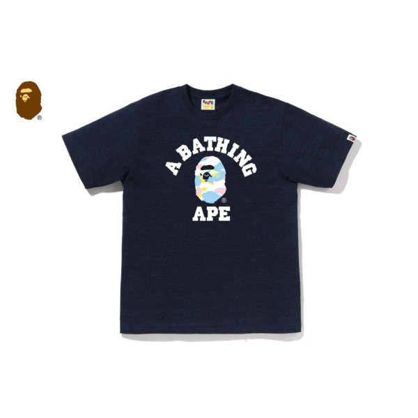 베이프 뉴멀티 카모 컬리지 반팔 티셔츠 4컬러 1M30110025