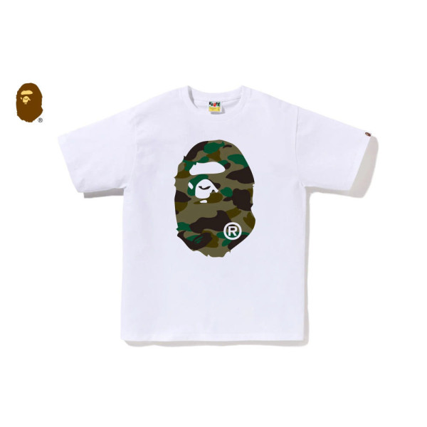 베이프 1ST 카모 빅 에이프 헤드 반팔 티셔츠 4컬러 1M30110015