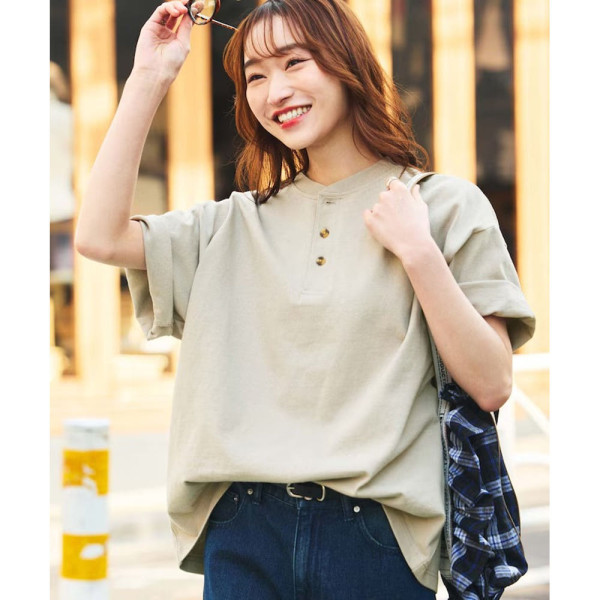 프릭스스토어 9온스 헤비웨이트 빅 실루엣 헨리넥 티셔츠 7컬러 1227248900491