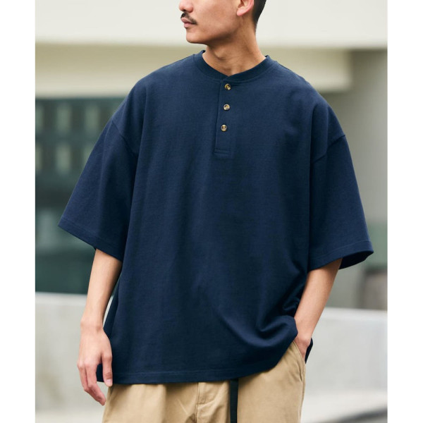 프릭스스토어 9온스 헤비웨이트 빅 실루엣 헨리넥 티셔츠 7컬러 1227248900491