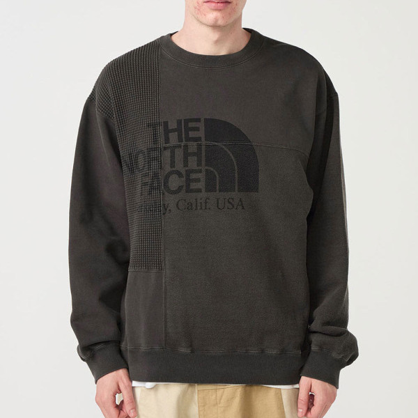 노스페이스 퍼플라벨 필드 패치워크드 크루넥 스웨트셔츠 맨투맨 2컬러 N26SH008