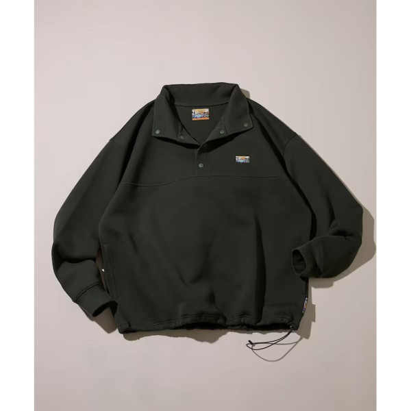 프릭스스토어 빅실루엣 스핀들 박스 원포인트 로고 스냅 버튼 스웨트 8컬러 1023248903157