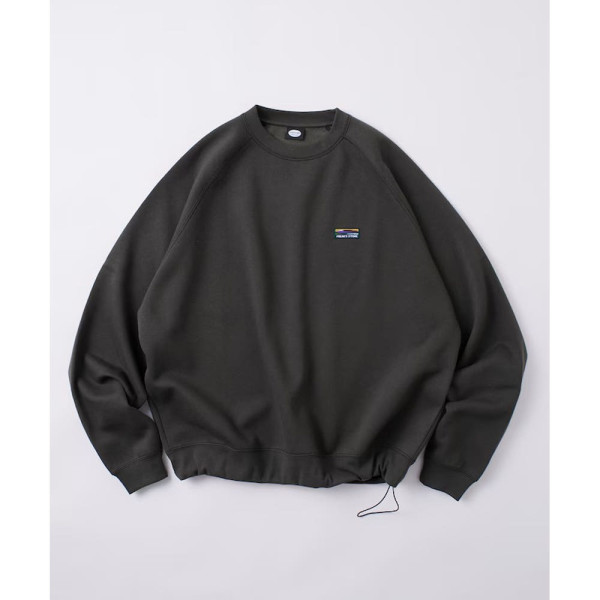 프릭스스토어 빅실루엣 원포인트 로고 라글란 슬리브 스핀들 스웨트 5컬러 1223248901264