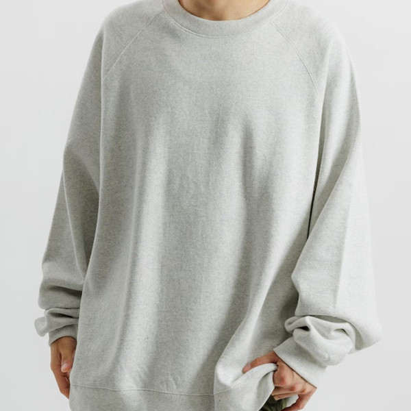 프릭스스토어 12oz 헤비웨이트 오버핏 래글런 슬리브 크루넥 스웨트 맨투맨 1223248901248