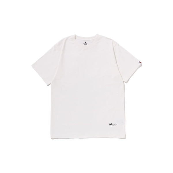 베이프 BAPE 2피스 반팔 티 언더웨어 화이트 1L70183007