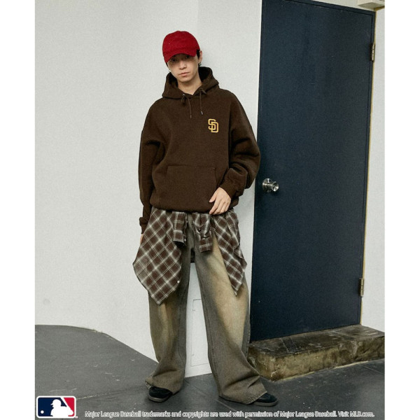 퍼블럭스 MLB 별주 스웨트 서클 로고 후드티 3컬러 3110220800051