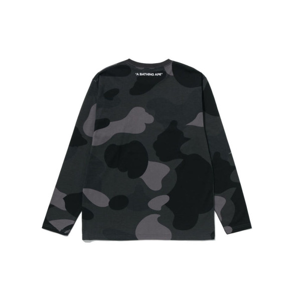 베이프 메가 컬러 카모 원 포인트 롱슬리브 티셔츠 3컬러 1L80111008