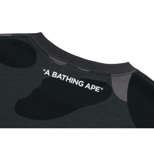 베이프 메가 컬러 카모 원 포인트 롱슬리브 티셔츠 3컬러 1L80111008