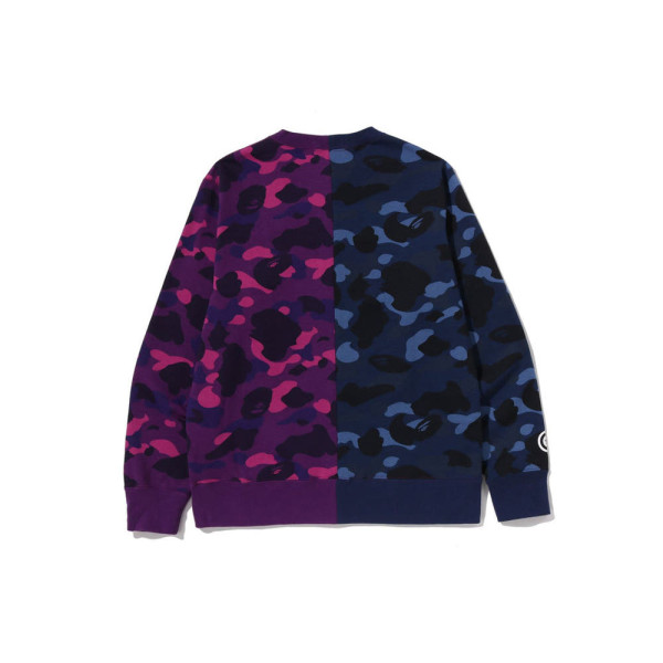 베이프 컬러 카모 타이거 샤크 크루넥 스웨트셔츠 2컬러 1L80113009