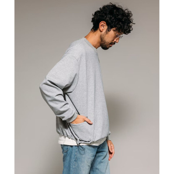 프릭스스토어 퍼스트핸드 사이드 포켓 스핀들 박스 크루넥 스웨트 4컬러 3323234400013