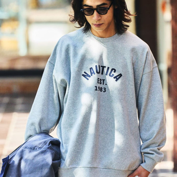 프릭스스토어 노티카 펠트 패치 아치 로고 크루넥 스웨트 3컬러 1023207500602