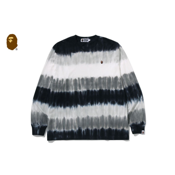 베이프 드립 스트라이프 릴랙스 핏 롱슬리브 티셔츠 2컬러 1L80111010