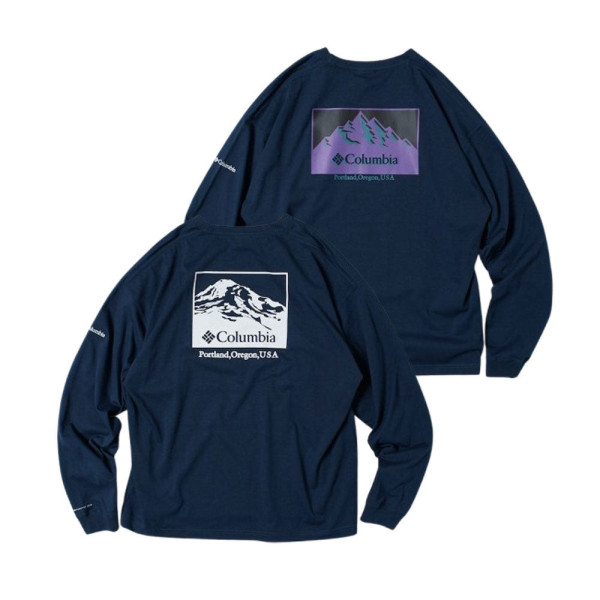 프릭스스토어 컬럼비아 별주 임페리얼 파크 백 프린트 롱 슬리브 티셔츠 12컬러 1221129900054