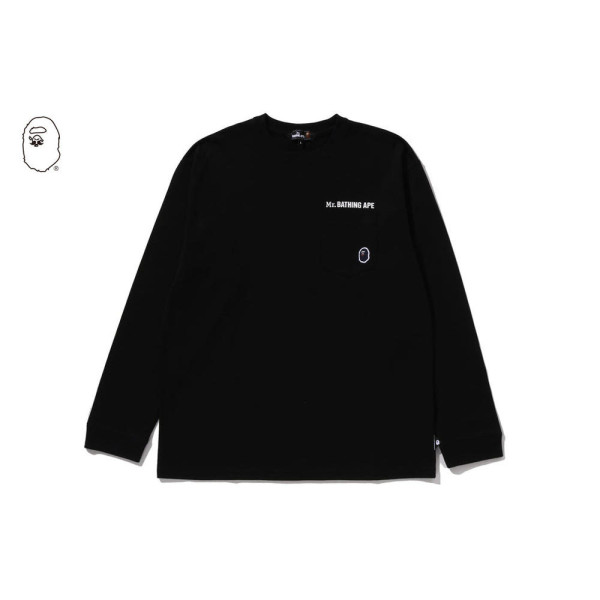 베이프 롱슬리브 포켓 티셔츠 2컬러 7L70111302