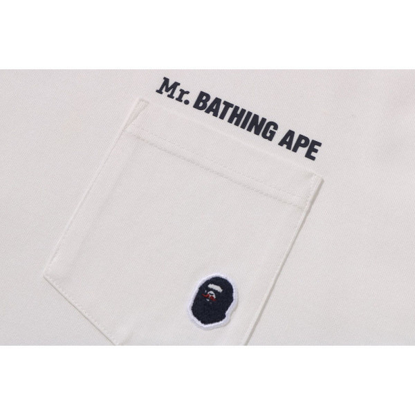 베이프 롱슬리브 포켓 티셔츠 2컬러 7L70111302