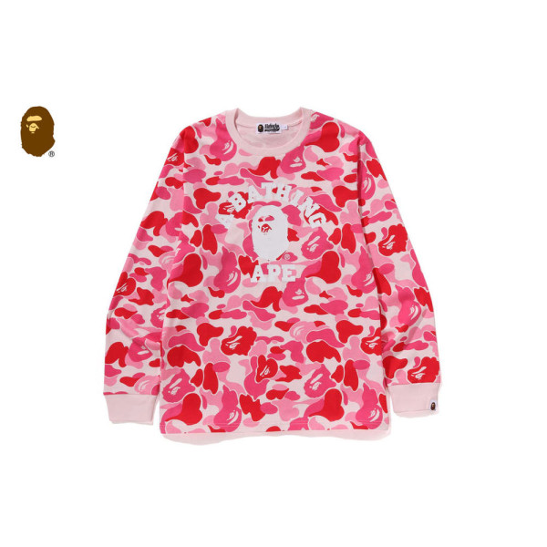 베이프 ABC 카모 컬리지 롱슬리브 티 3컬러 1L80111006