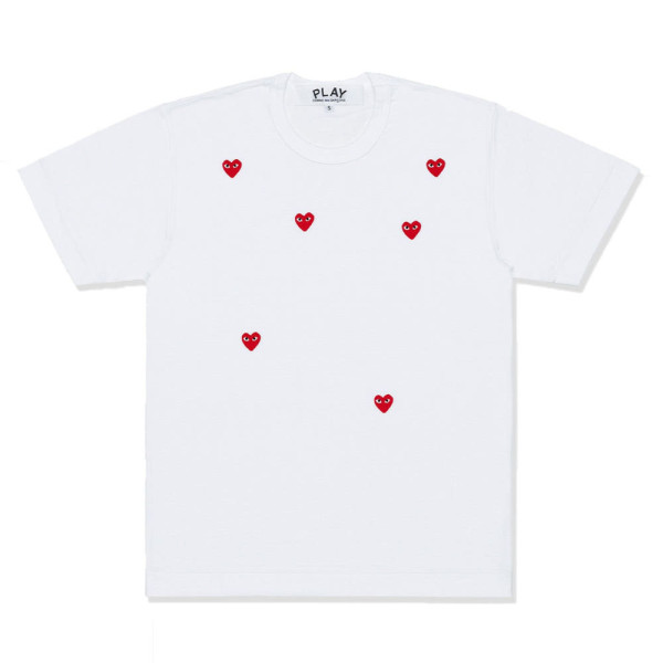 꼼데가르송 PLAY CDG 6 레드하트 반팔티 남녀공용 3컬러 AX-T338-051