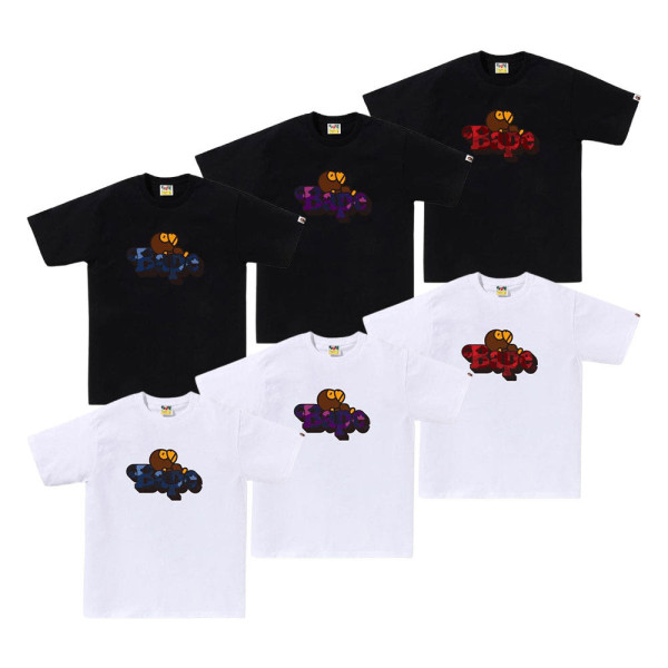 베이프 컬러 카모 마일로 온 베이프 티셔츠 6컬러 2L80110005