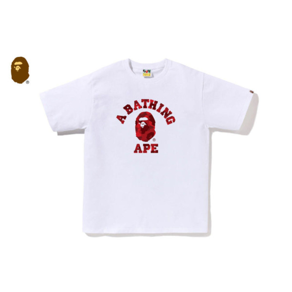 베이프 컬러 카모 콜리지 티셔츠 6컬러 1L80110016