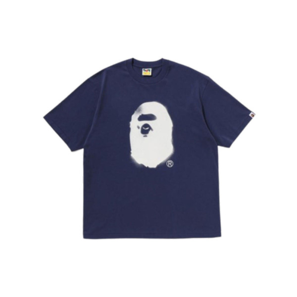 베이프 스프레이 프린트 에이프 헤드 릴렉스 핏 티셔츠 3컬러 1L80110334