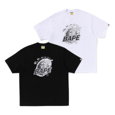 베이프 메탈 에이프 헤드 릴렉스핏 티셔츠 2컬러 1L80110340