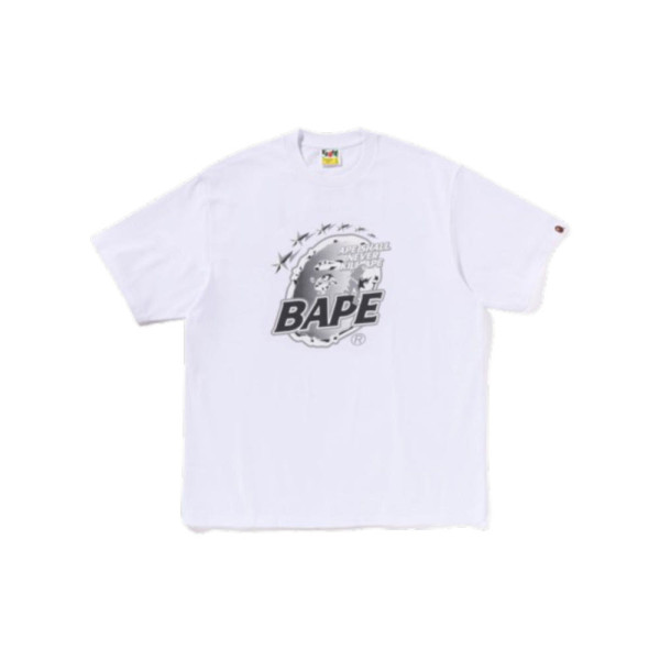 베이프 메탈 에이프 헤드 릴렉스핏 티셔츠 2컬러 1L80110340