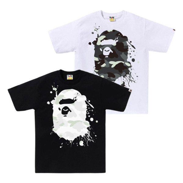 베이프 시티 카모 페인팅 에이프 헤드 티셔츠 2컬러 1L80110029