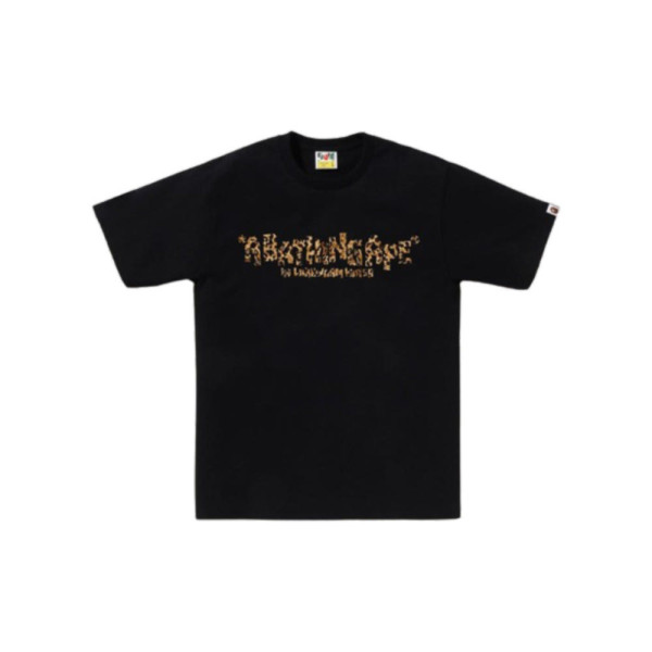 베이프 와일드 레오파드 패턴 프리머티브 로고 티셔츠 3컬러 1L80110043