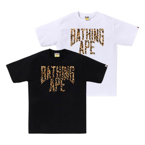 베이프 와일드 레오파드 패턴 NYC 로고 티셔츠 6컬러 1L80110040