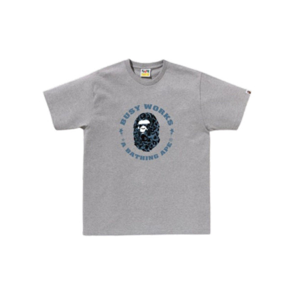 베이프 와일드 레오파드 패턴 비지 워크 스타 티셔츠 3컬러 1L80110041