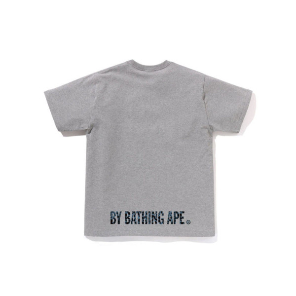 베이프 와일드 레오파드 패턴 에이프 페이스 스타 티셔츠 3컬러 1L80110042