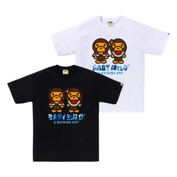 베이프 ABC 카모 베이비 마일로 워터멜론 썸머 반팔티 2컬러 2L72110008