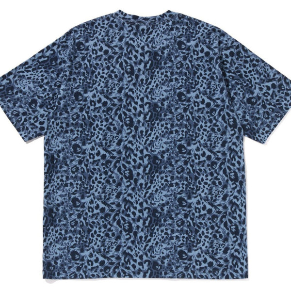 베이프 와일드 레오파드 패턴 칼리지 릴렉스핏 티셔츠 3컬러 1L80109004