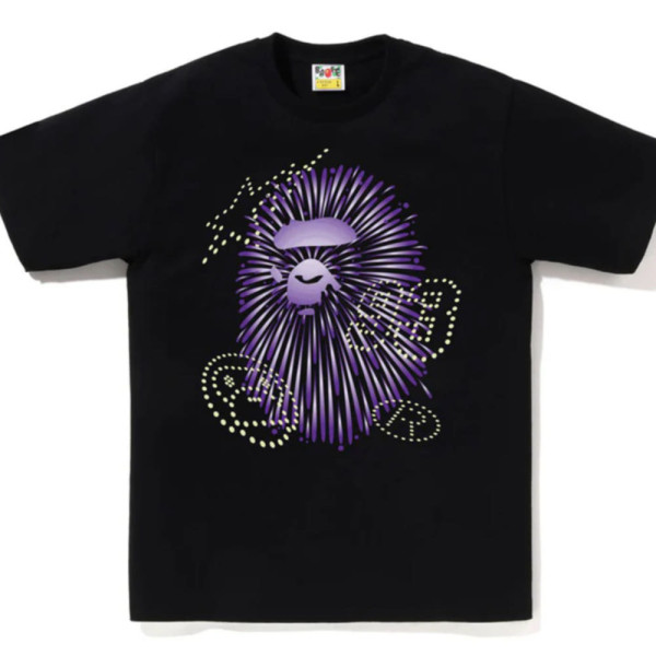 베이프 파이어워크 에이프 헤드 티셔츠1 2컬러 1L72110024