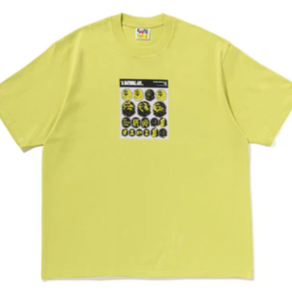 베이프 베이프 스티커 그래픽 릴렉스핏 티셔츠 3컬러 1L80110319