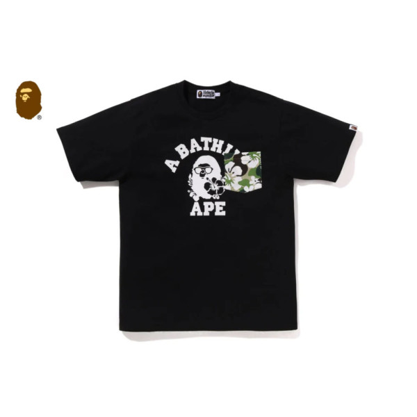 베이프 ABC 리조트 카모 포켓 컬리지 반팔티 2컬러 1L70109003