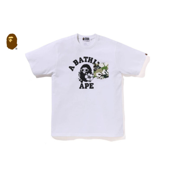 베이프 ABC 리조트 카모 포켓 컬리지 반팔티 2컬러 1L70109003