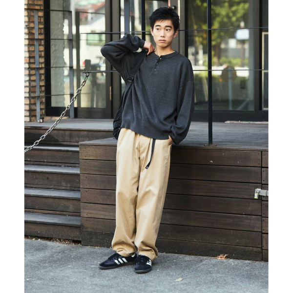 프릭스스토어 릴랙스핏 카타에키 링킹 헨리넥 니트 5컬러 1230248900181