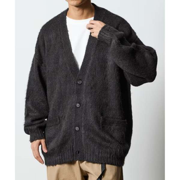 프릭스스토어 릴랙스핏 샤기니트 루즈 가디건 5컬러 1235248900094