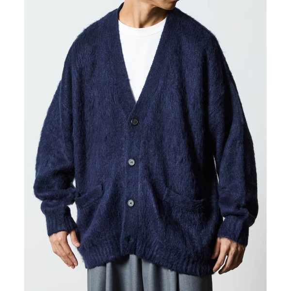 프릭스스토어 릴랙스핏 샤기니트 루즈 가디건 5컬러 1235248900094