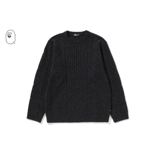 베이프 청키 케이블 울 스웨터 2컬러 7L70120309