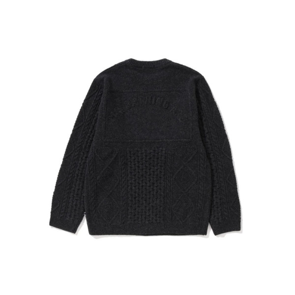 베이프 청키 케이블 울 스웨터 2컬러 7L70120309