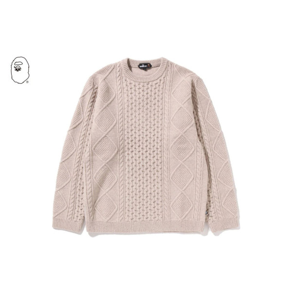 베이프 청키 케이블 울 스웨터 2컬러 7L70120309