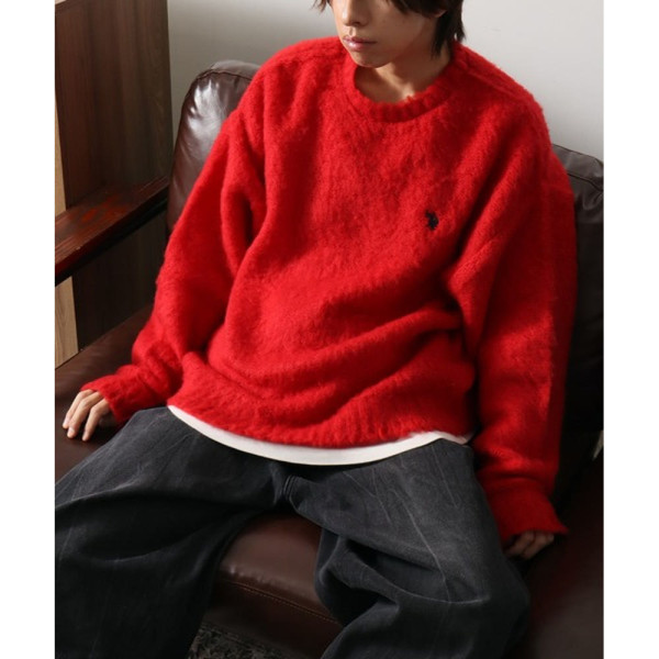 U.S. POLO ASSN. 유에스폴로에센 별주 자수 로고 크루넥 스웨터 6컬러 PLM53431CO 100379500