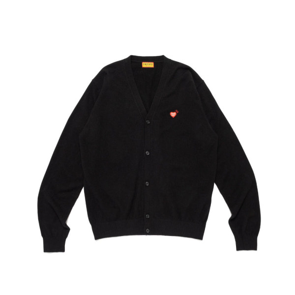 휴먼메이드 하트 뱃지 니트 가디건 2컬러 HM30CS046