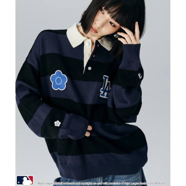 퍼블럭스 MARY QUANT 니트 럭비 셔츠 3컬러 3131375300002