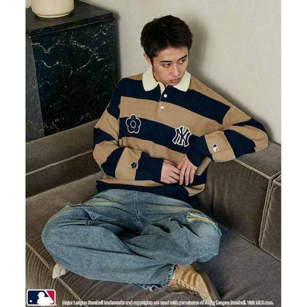 퍼블럭스 MARY QUANT 니트 럭비 셔츠 3컬러 3131375300002