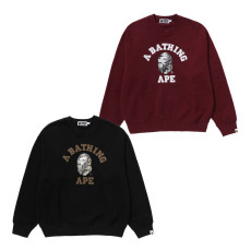 베이프 트리 엣지 카모 컬리지 릴렉스핏 크루넥 스웨트셔츠 1 2컬러 1L80113301